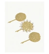 Lelet Ny Ancient Greek Coin Hair Clip Set Of Three In 14k Gold