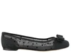 FERRAGAMO SALVATORE FERRAGAMO VARA BOW POLKA DOT BALLET FLATS