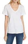 FRAME CUFF V-NECK TEE,LWTS0750