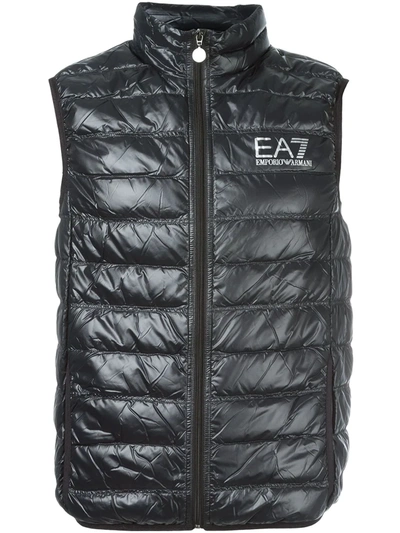 EA7 SLEEVELESS ZIP UP JACKET