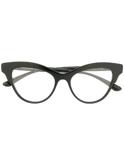 Dolce & Gabbana Cat-eye Glasses In Black
