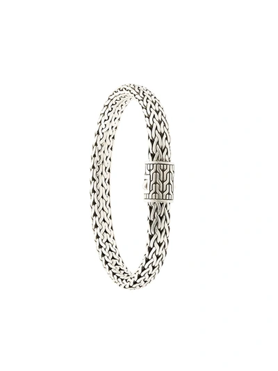 John Hardy Classic Chain Medium Flat Chain Bracelet In Silver