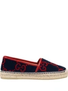 GUCCI GG INTERLOCKING LOGO ESPADRILLES 