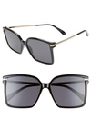 GIVENCHY 57MM SQUARE SUNGLASSES,GV7130S