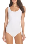Yummie Ruby Thong Bodysuit In White