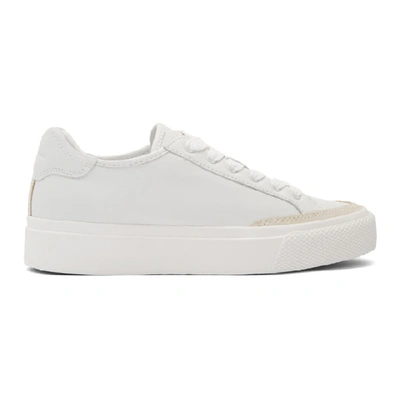 Rag & Bone Rag And Bone White Rb Army Low Sneakers In White Leather