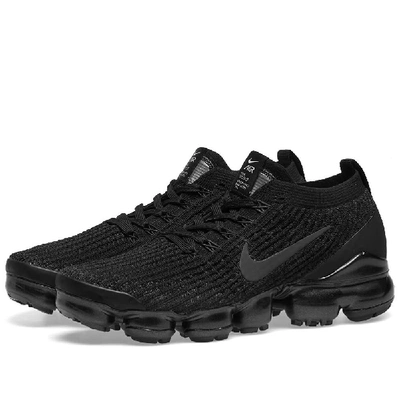 Nike Black Air Vapormax Flyknit 3 Sneakers