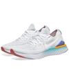 Nike Women's Epic React Flyknit 2 Low-top Sneakers In White