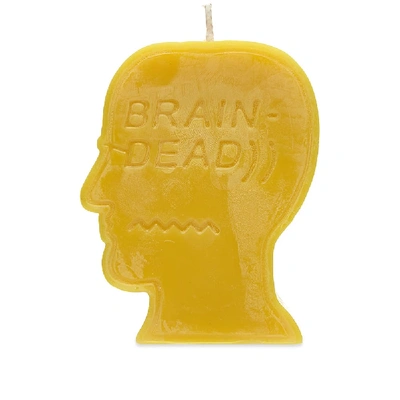 Brain Dead Candle In Yellow