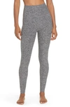 Beyond Yoga Spacedye Midi High Rise Leggings In Grey