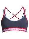 CALVIN KLEIN Retro Unlined Strappy Bralette