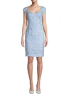 ALEXIA ADMOR FLORAL LACE SHEATH DRESS,0400010857547