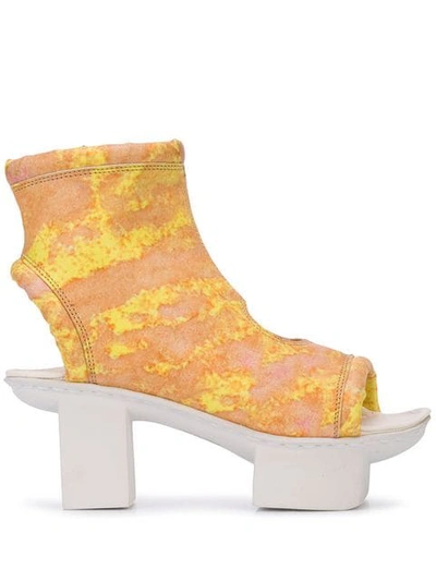 Anntian Tripped Metro Boots - 黄色 In Yellow