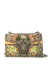 Gucci Floral Monogram Bag In Neutrals
