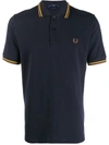 FRED PERRY CONTRAST STRIPE POLO SHIRT