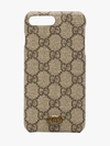 GUCCI BROWN OPHIDIA IPHONE 8 PLUS CASE,5231689I6DS12964437