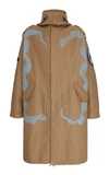 GIVENCHY HOODED PRINTED COTTON-TWILL PARKA,714345