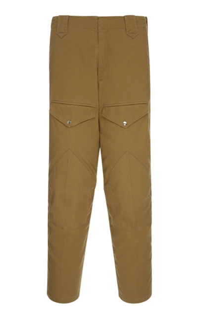 Givenchy Cotton-twill Slim-fit Cargo Pants In Green