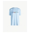 GIVENCHY RAINBOW LOGO-EMBROIDERED COTTON-JERSEY T-SHIRT