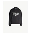 GIVENCHY GLOW-IN-THE-DARK LOGO-PRINT COTTON-JERSEY HOODY
