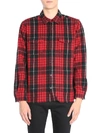 SAINT LAURENT SAINT LAURENT CHECKERED BUTTON