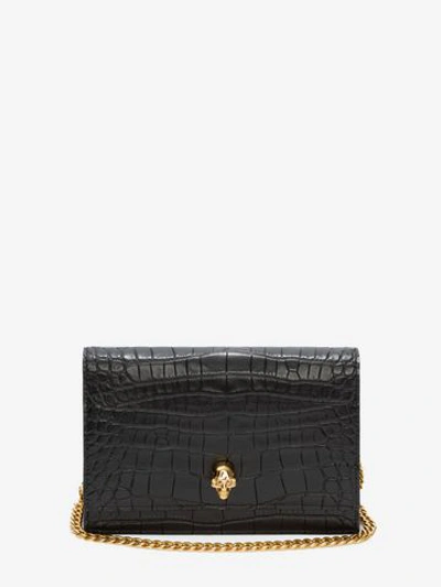 Alexander Mcqueen Small Skull Bag In Black