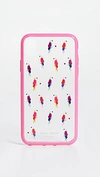 KATE SPADE JEWELED FLOCK PARTY IPHONE CASE