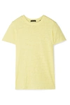 Atm Anthony Thomas Melillo Schoolboy Slub Cotton-jersey T-shirt In Pastel Yellow