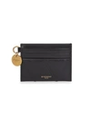 Givenchy Losange Quilted Leather Card Case In Black