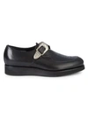 OVADIA & SONS Leather Buckle Oxfords