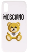 MOSCHINO PIXEL CAPSULE IPHONE XS/X COVER,10937585