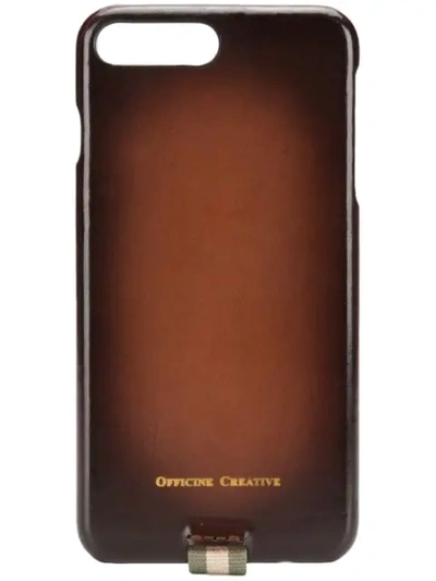 Officine Creative Iphone 8 Plus Case In Brown