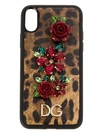 DOLCE & GABBANA EMBELLISHED IPHONE CASE