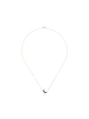 ANDREA FOHRMAN MINI CRESCENT DIAMOND NECKLACE