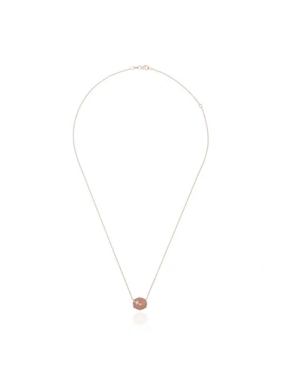 Andrea Fohrman 18k Rose Gold, Pearl And Diamond Mini Galaxy Necklace