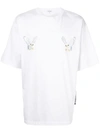 A(LEFRUDE)E A(LEFRUDE)E EMBROIDERED DETAIL T-SHIRT - WHITE