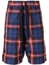 WHITE MOUNTAINEERING CHECKED SHORTS