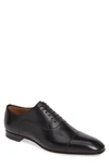 Christian Louboutin Grecco Leather Oxford Dress Shoes In Black