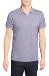 Robert Barakett Casey Johnny Collar Polo In Cool Grape