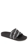 BALENCIAGA MONOGRAM SLIDE SANDAL,578967W1SA0