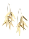 ANNETTE FERDINANDSEN Tropical 10K Gold Bamboo Cluster Earrings