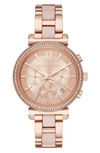 MICHAEL KORS SOFIE CHRONOGRAPH BRACELET WATCH, 39MM,MK6560