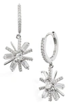 JENNY PACKHAM MINI PAVE CRYSTAL DROP EARRINGS,60507259