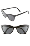 PRADA 56MM CAT EYE SUNGLASSES,PR 01VS56-X