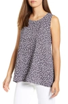 ANNE KLEIN SCATTERED DOT TOP,10727732