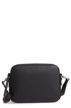 Allsaints Captain Lea Leather Crossbody Bag In Black