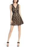 Ali & Jay Wrigley Gardens Lace Minidress In Black