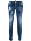 DSQUARED2 DISTRESSED SKINNY JEANS
