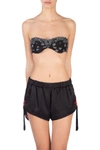 SAINT LAURENT SAINT LAURENT PRINTED BANDEAU BIKINI TOP