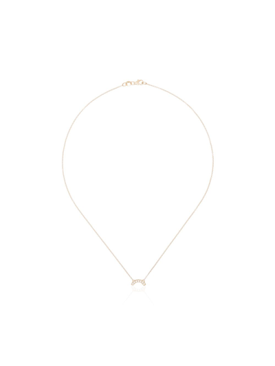 Andrea Fohrman 14kt Rose Gold Single Row Diamond Necklace